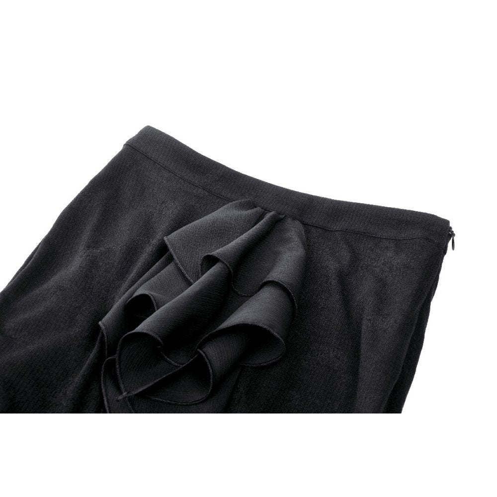 Dark In Love Izora Skirt – Gothic Fishtail Skirt with Side Opening