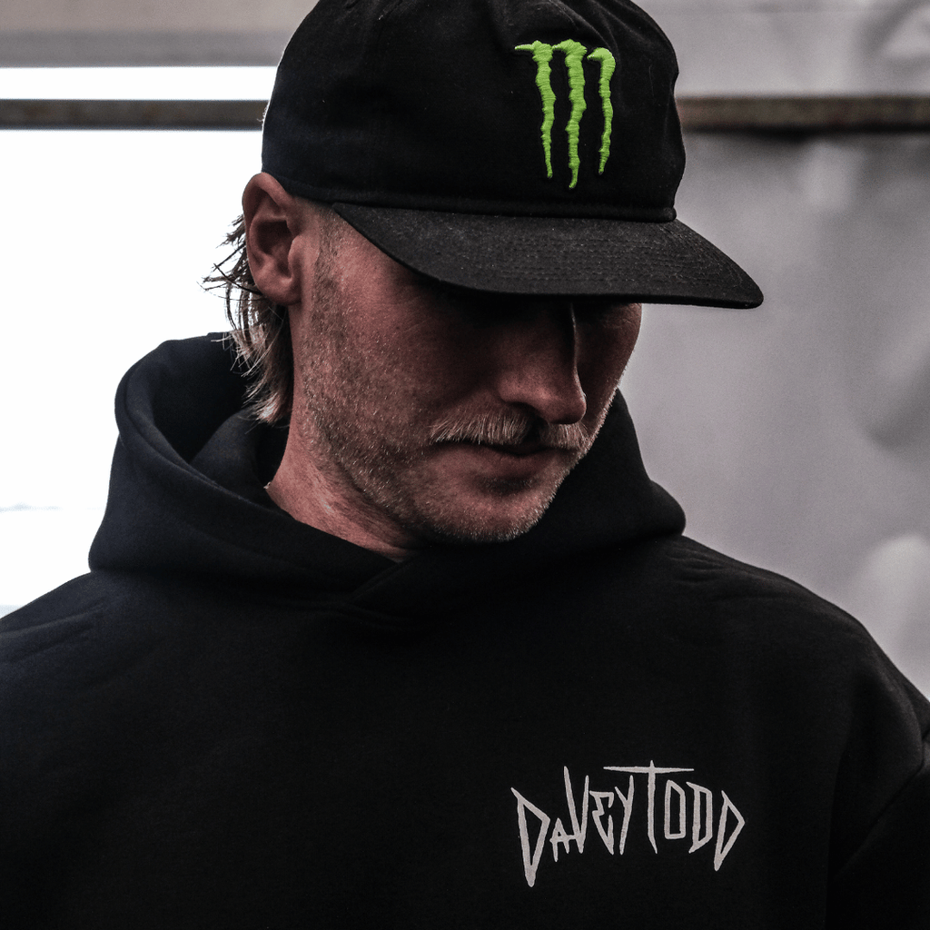 Davey Todd Lightning Bolt Heavyweight 420gsm Cotton Hoodie | Uggly & Co
