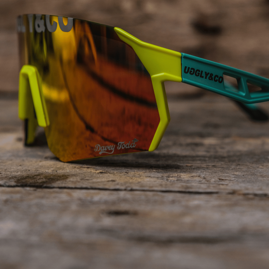 Uggly & Co x Davey Todd Paddock Sunglasses | Polarized Retro Racing Shades