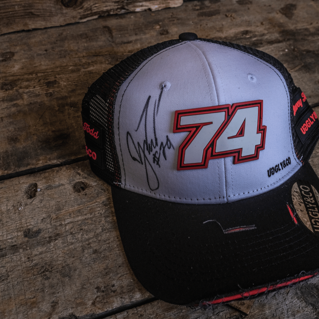 Davey Todd Official 2024 Senior TT Trucker Hat – White & Black