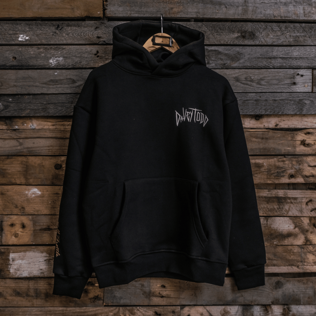 Davey Todd Lightning Bolt Heavyweight 420gsm Cotton Hoodie | Uggly & Co