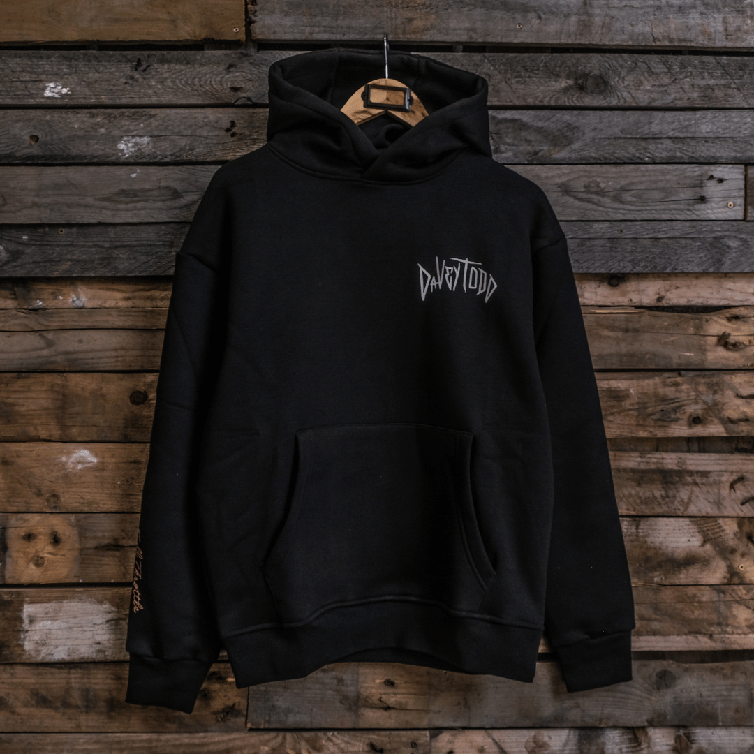 Davey Todd Lightning Bolt Heavyweight 420gsm Cotton Hoodie | Uggly & Co