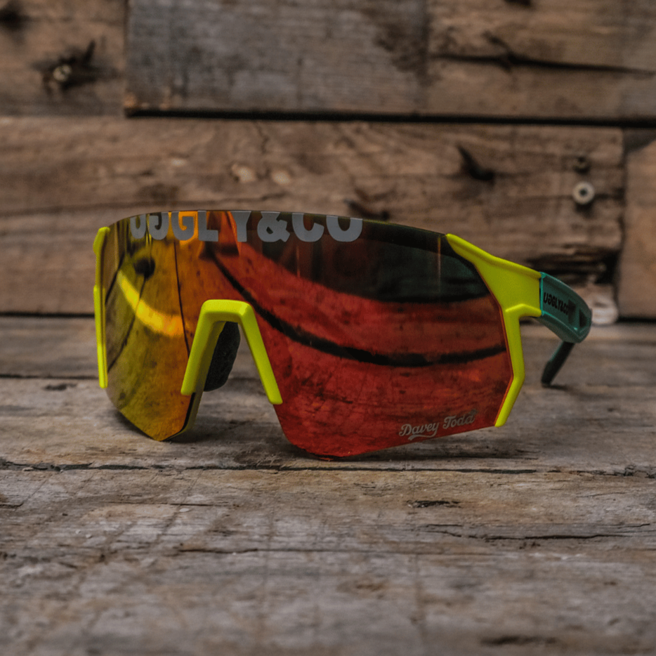 Uggly & Co x Davey Todd Paddock Sunglasses | Polarized Retro Racing Shades