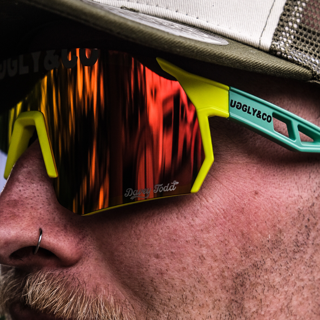 Uggly & Co x Davey Todd Paddock Sunglasses | Polarized Retro Racing Shades