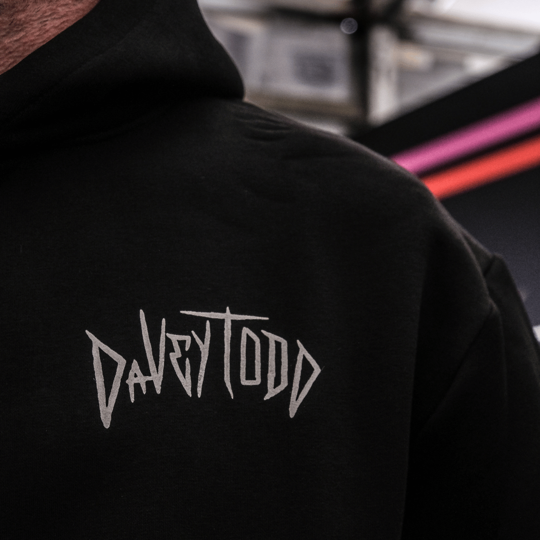 Davey Todd Lightning Bolt Heavyweight 420gsm Cotton Hoodie | Uggly & Co