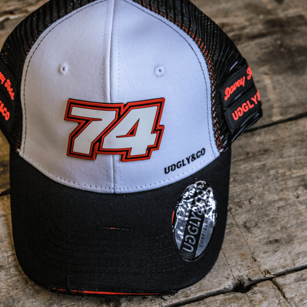 Davey Todd Official 2024 Senior TT Trucker Hat – White & Black