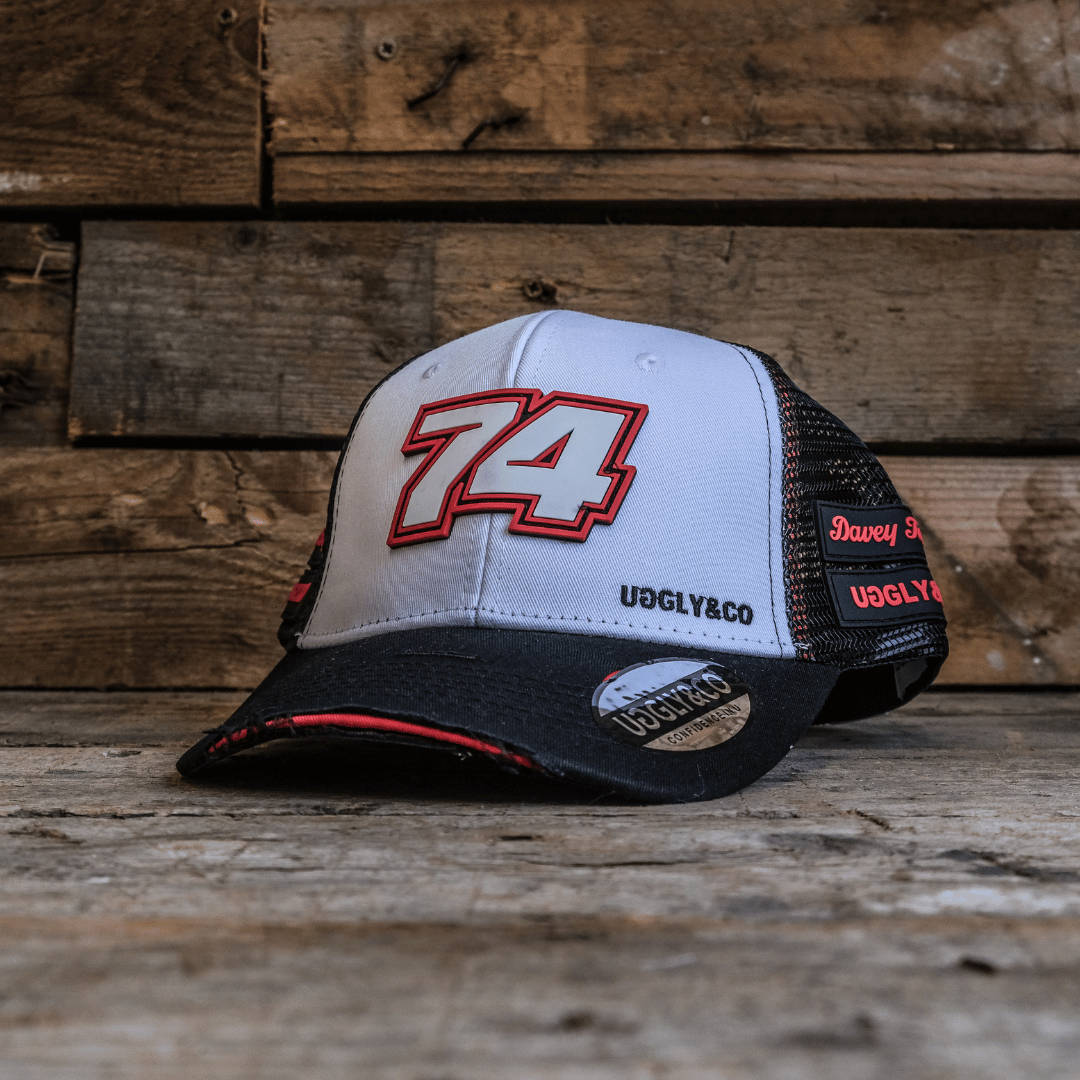 Davey Todd Official 2024 Senior TT Trucker Hat – White & Black