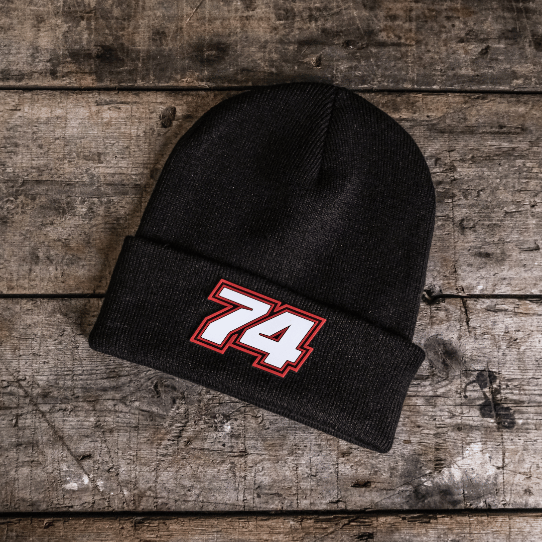 Davey Todd 74 Beanie – Uggly & Co Official Isle of Man TT Racing Hat