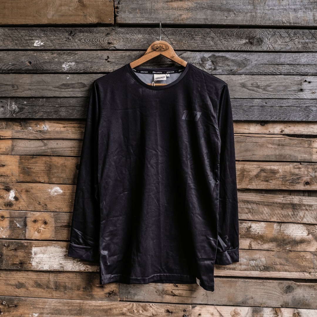 Uggly and Co David Knight 101 Motocross Jersey – Black Enduro MX Shirt