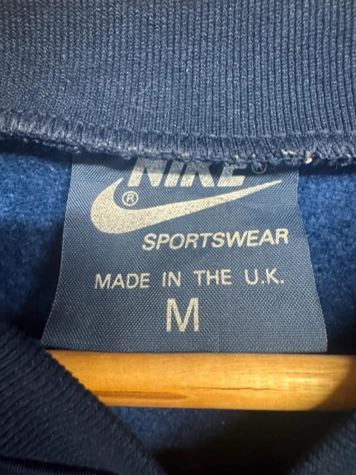 Original 1980s Men's Nike Tracksuit Top Medium. Rare made in the U.K. #334