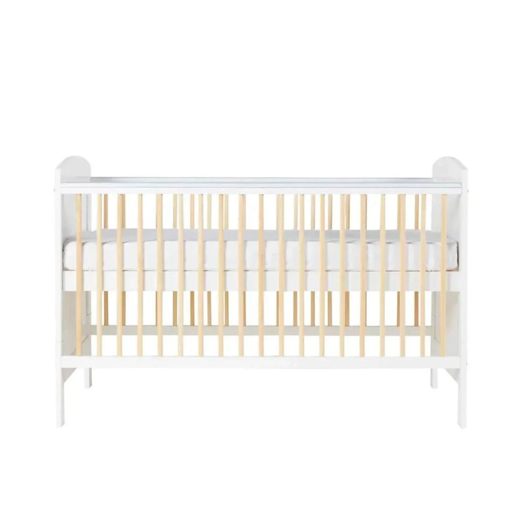 Ickle Bubba Coleby Scandi Cot Bed Scandi White - Without Mattress