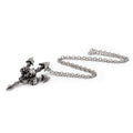 Alchemy Gothic Deadly Trident Skull Pendant | Fine English Pewter