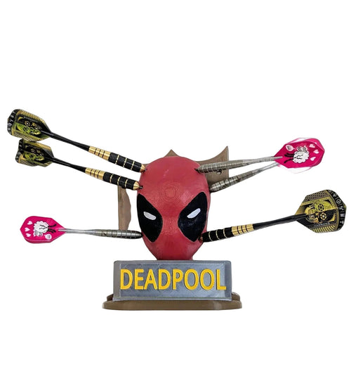 Chaddyverse Deadpool Darts Holder – Custom Wall Mounted Plaque