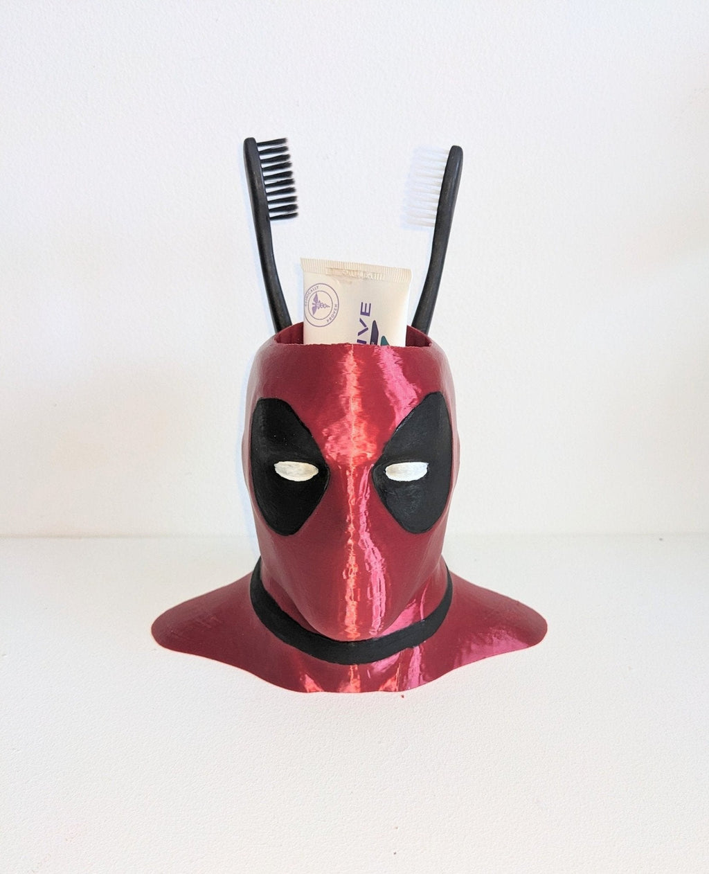 Chaddyverse Deadpool Toothbrush & Pen Holder | 3D Printed Marvel Gift