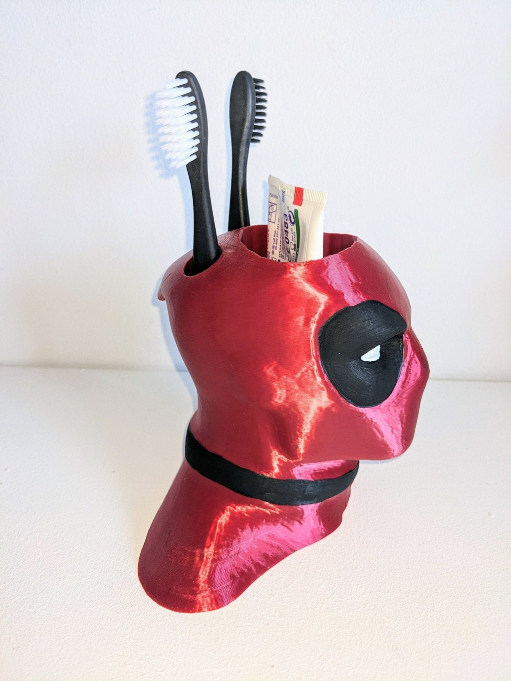 Chaddyverse Deadpool Toothbrush & Pen Holder | 3D Printed Marvel Gift