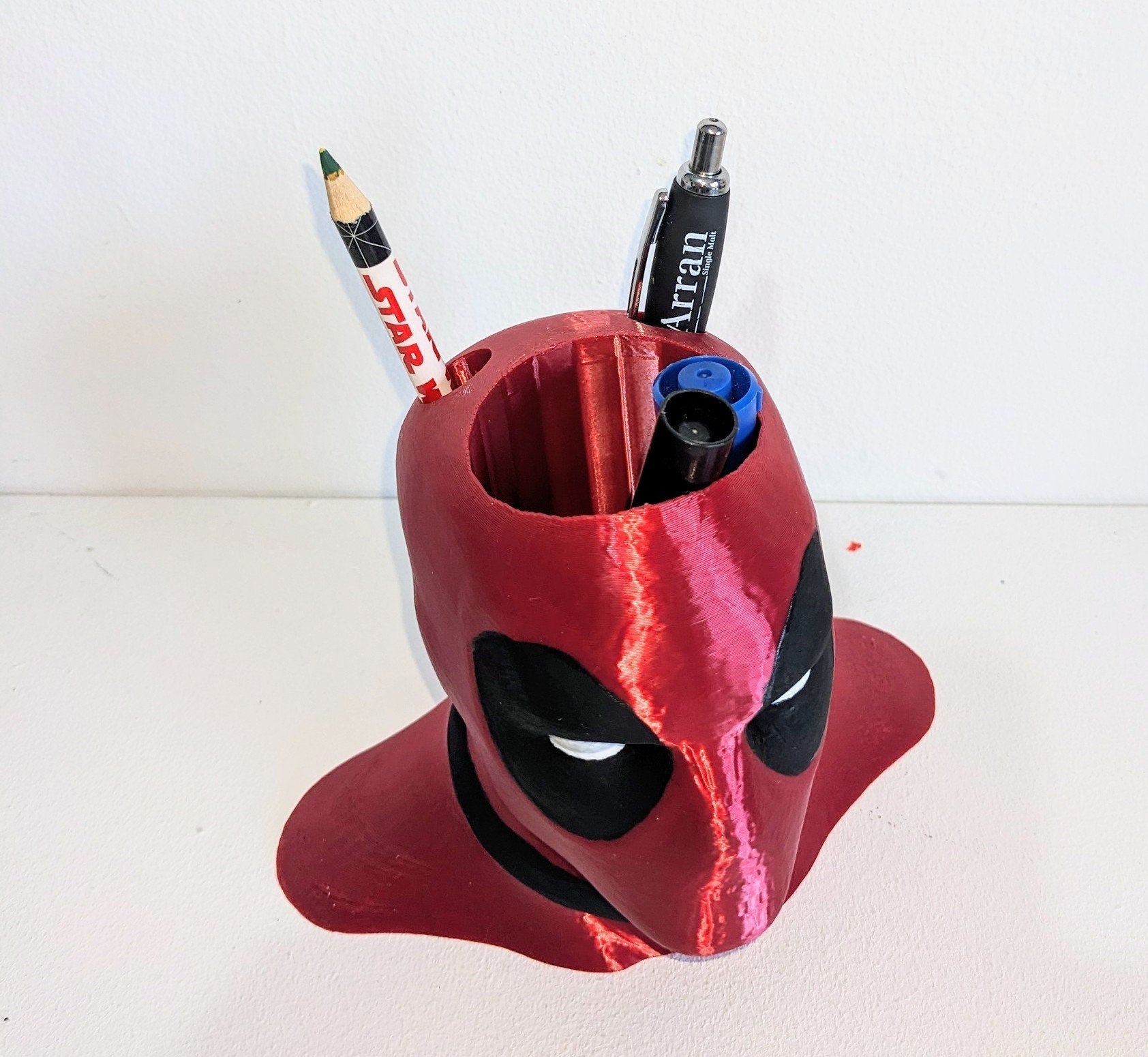 Chaddyverse Deadpool Toothbrush & Pen Holder | 3D Printed Marvel Gift