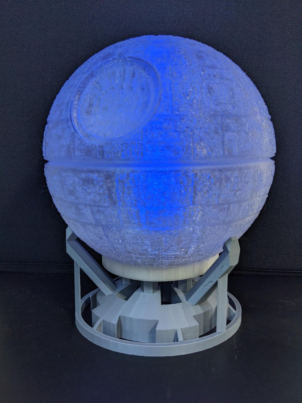 Chaddyverse Death Star Night Light | 3D Printed Star Wars Lamp