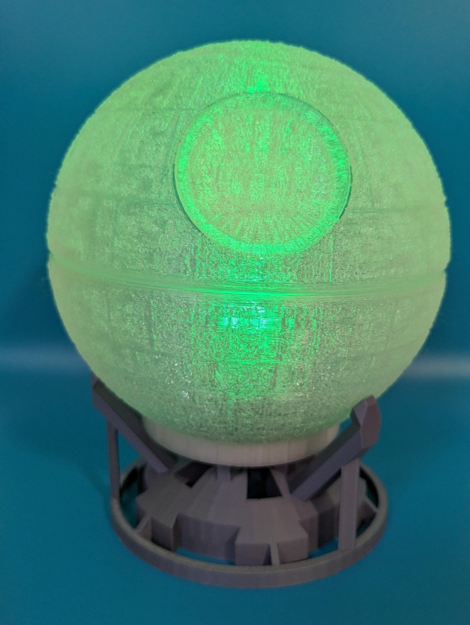 Chaddyverse Death Star Night Light | 3D Printed Star Wars Lamp