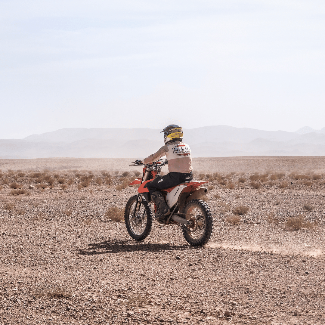 Uggly & Co Beige Diamond Vintage Motocross Jersey – Breathable Mesh MX Shirt
