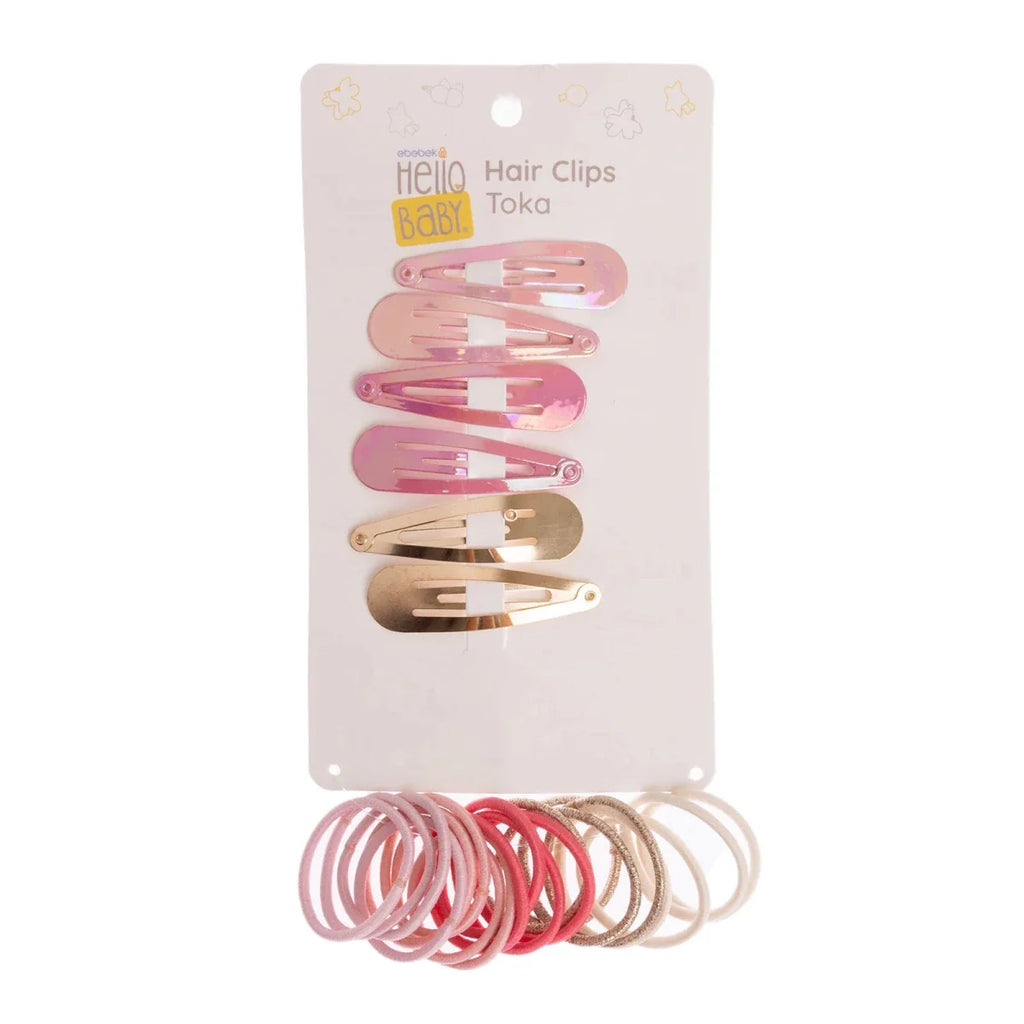 HelloBaby Hair Clips Girls - Mixcolor Printed