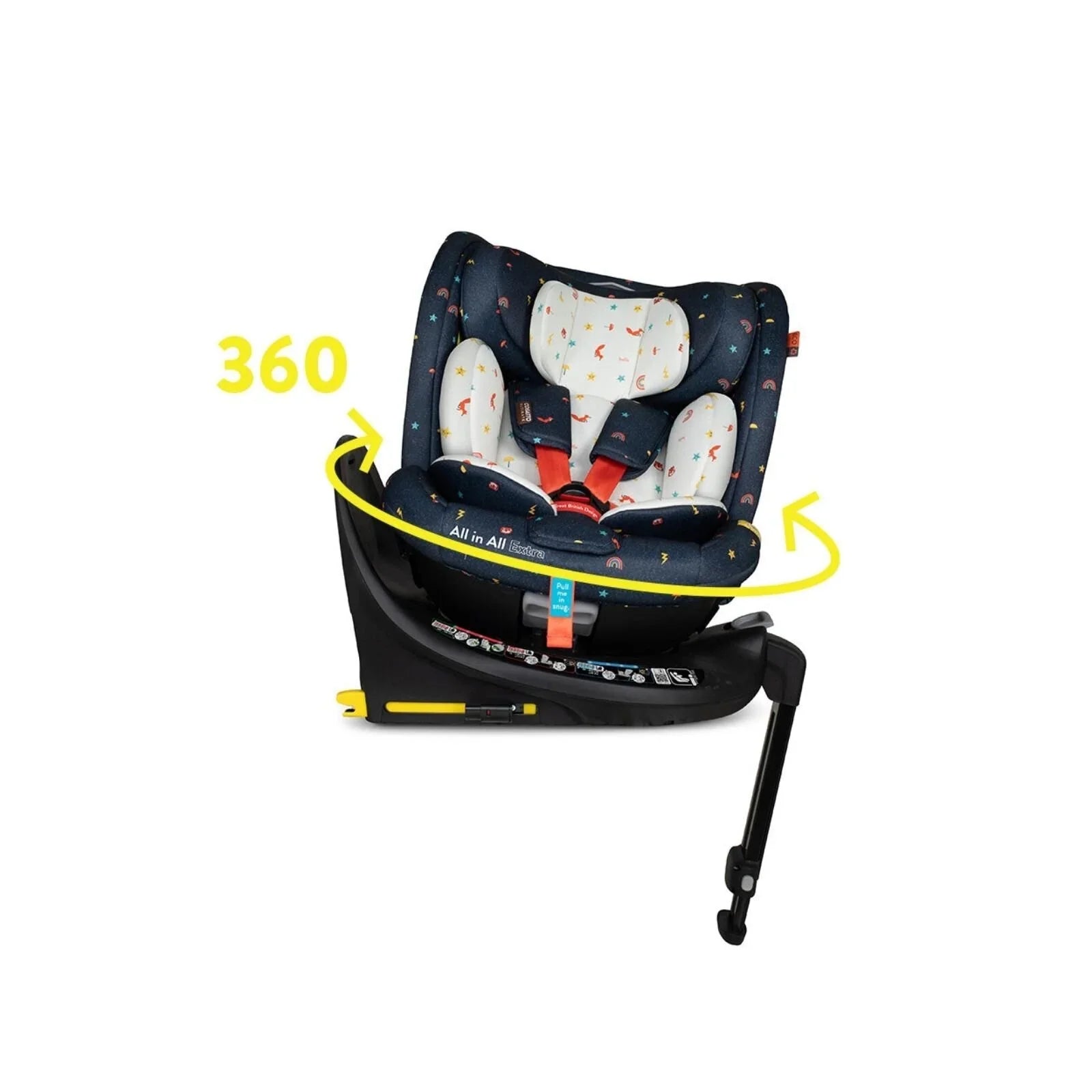 Cosatto All in All Extra i-Size 360 Car Seat - Doodle Days