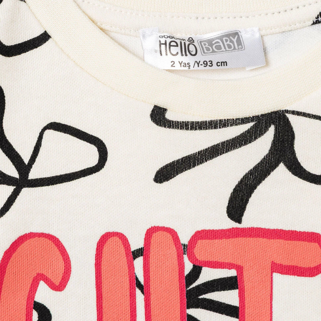 HelloBaby Jogging Set - Ecru Printed