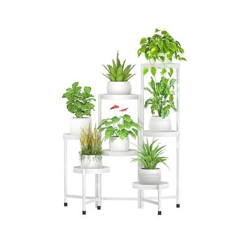 Massive Discounts 7 Tier Metal Plant Stand – Foldable Corner Shelf