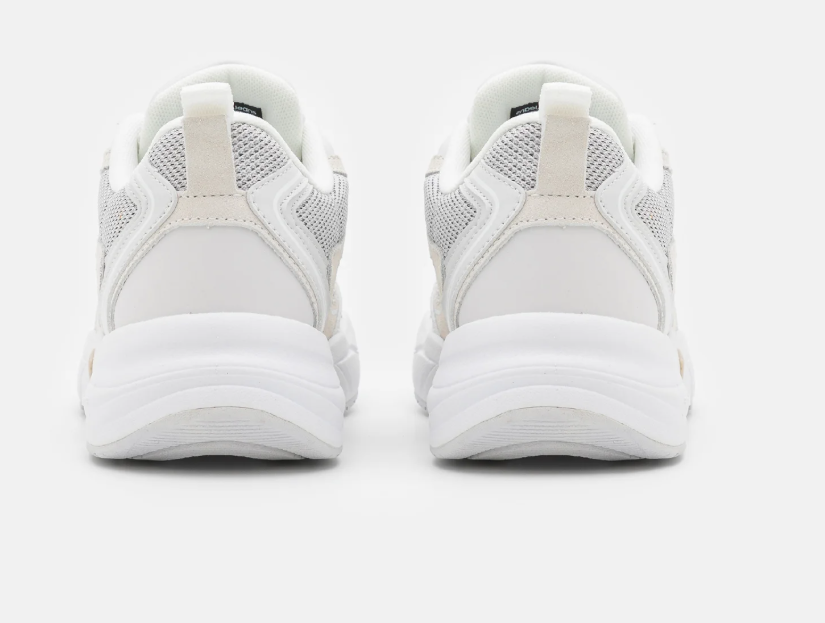 Calvin Klein Retro Tennis Trainers – Suede Mesh Platform Sneakers