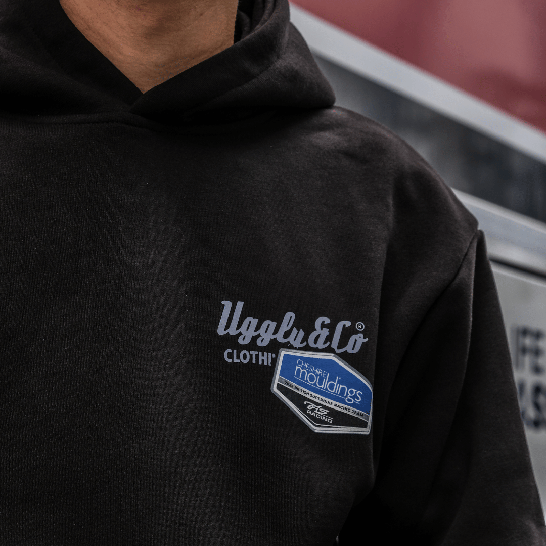TAS Racing x Cheshire Mouldings Heavyweight Hoodie | Uggly & Co