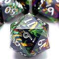 Feyplume | Sharp Edge Dice | Resin | 7 Piece Set
