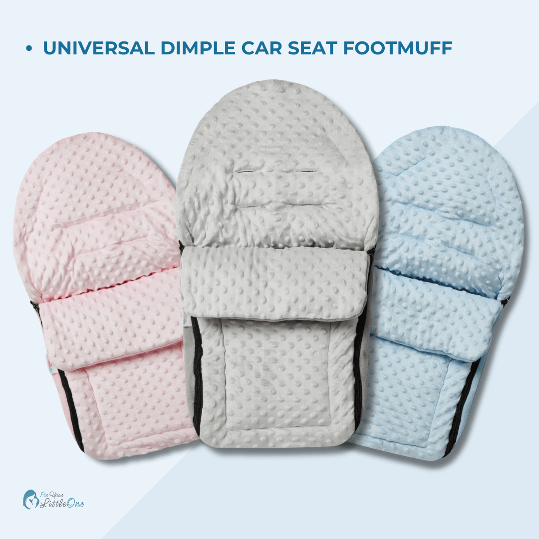 For Your Little One Universal Dimple Car Seat Footmuff | Cosy Toes