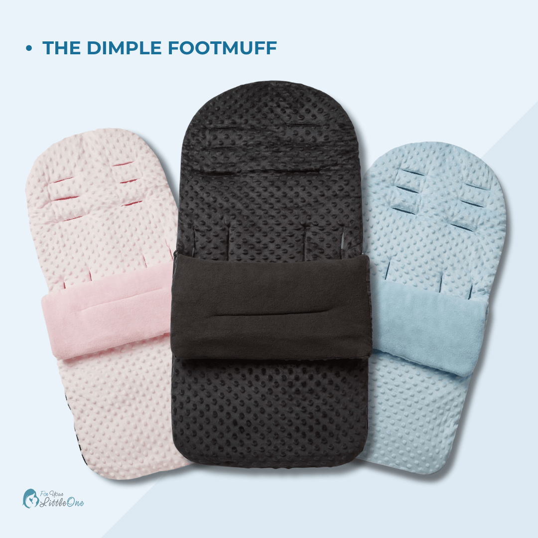 For Your Little One Universal Dimple Footmuff | Fleece Padded Cosy Toes