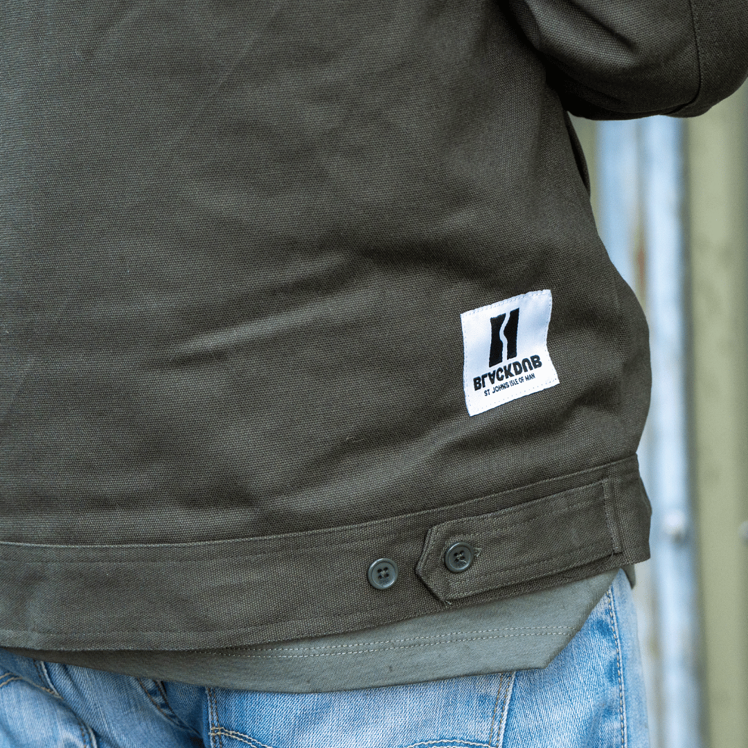 Uggly and Co Since 95' Mechanic Jacket – Green Cotton Canvas Workwear