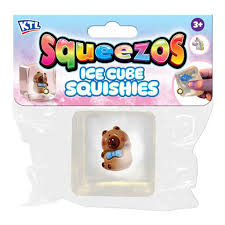 Snaps Squeezos Ice Cube Squishy Toy 4-Pack – Sensory Fidget Desk Toy