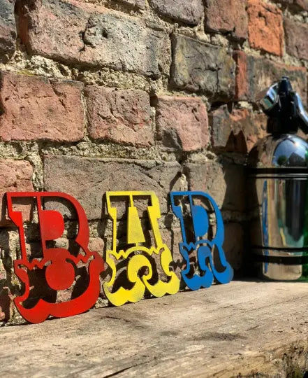 Rustic Metal Carnival Letters – Industrial Wall Art by Rustic Warehouse