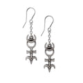 Alchemy Gothic Dee’s Monad Earrings – English Pewter Occult Jewelry