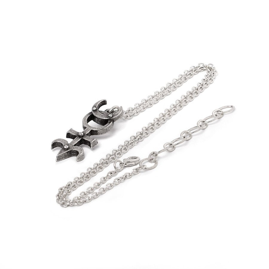 Alchemy Gothic Dr. Dee’s Monad Pendant – Fine English Pewter Necklace