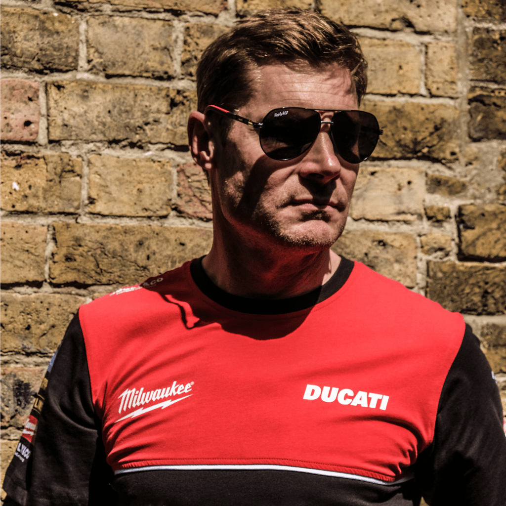 Milwaukee Tools x Ducati Team Wear Racing Tee - 100% Cotton Black