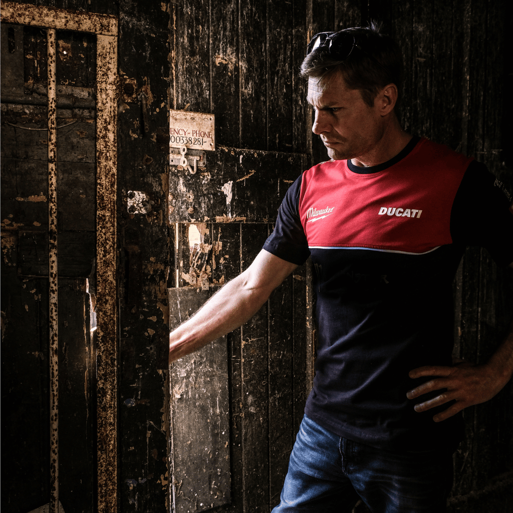 Milwaukee Tools x Ducati Team Wear Racing Tee - 100% Cotton Black