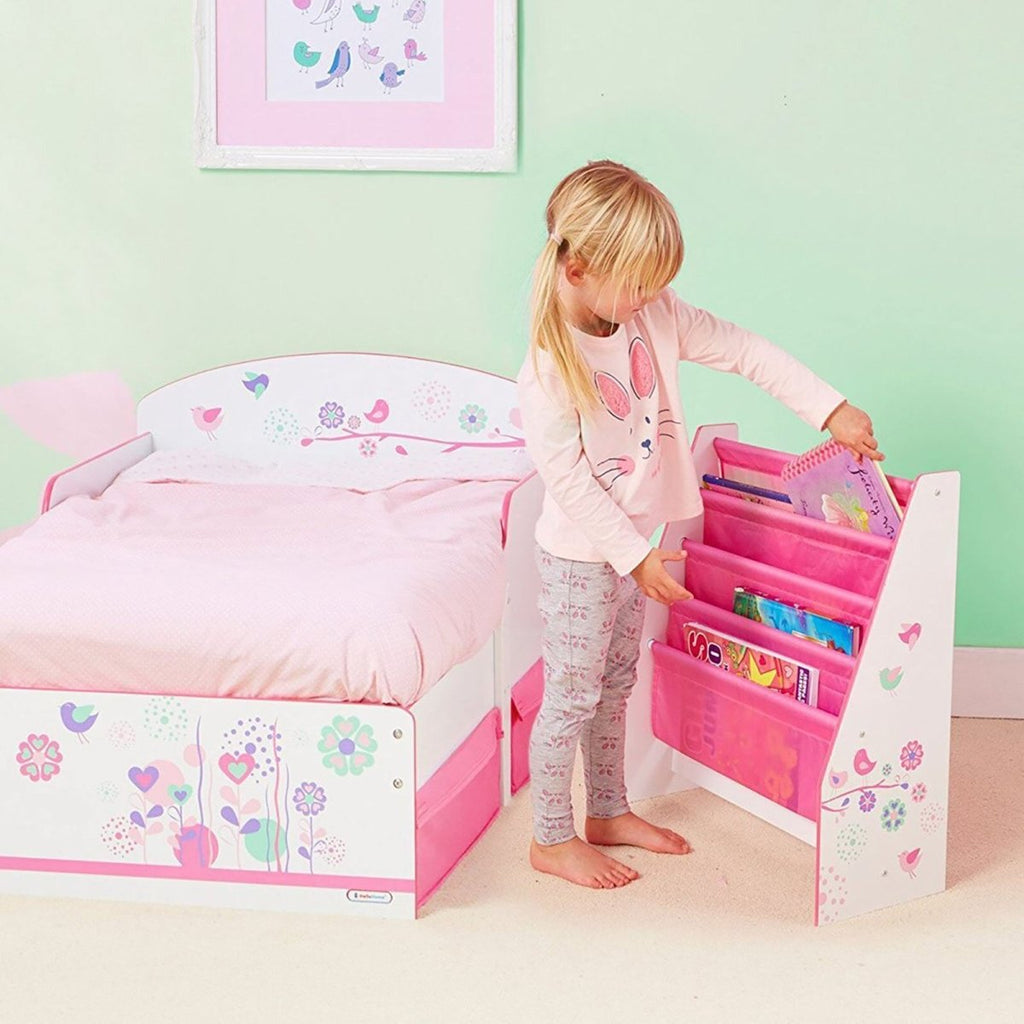 Hello Home Kids Sling Bookcase - Flowers and Birds
