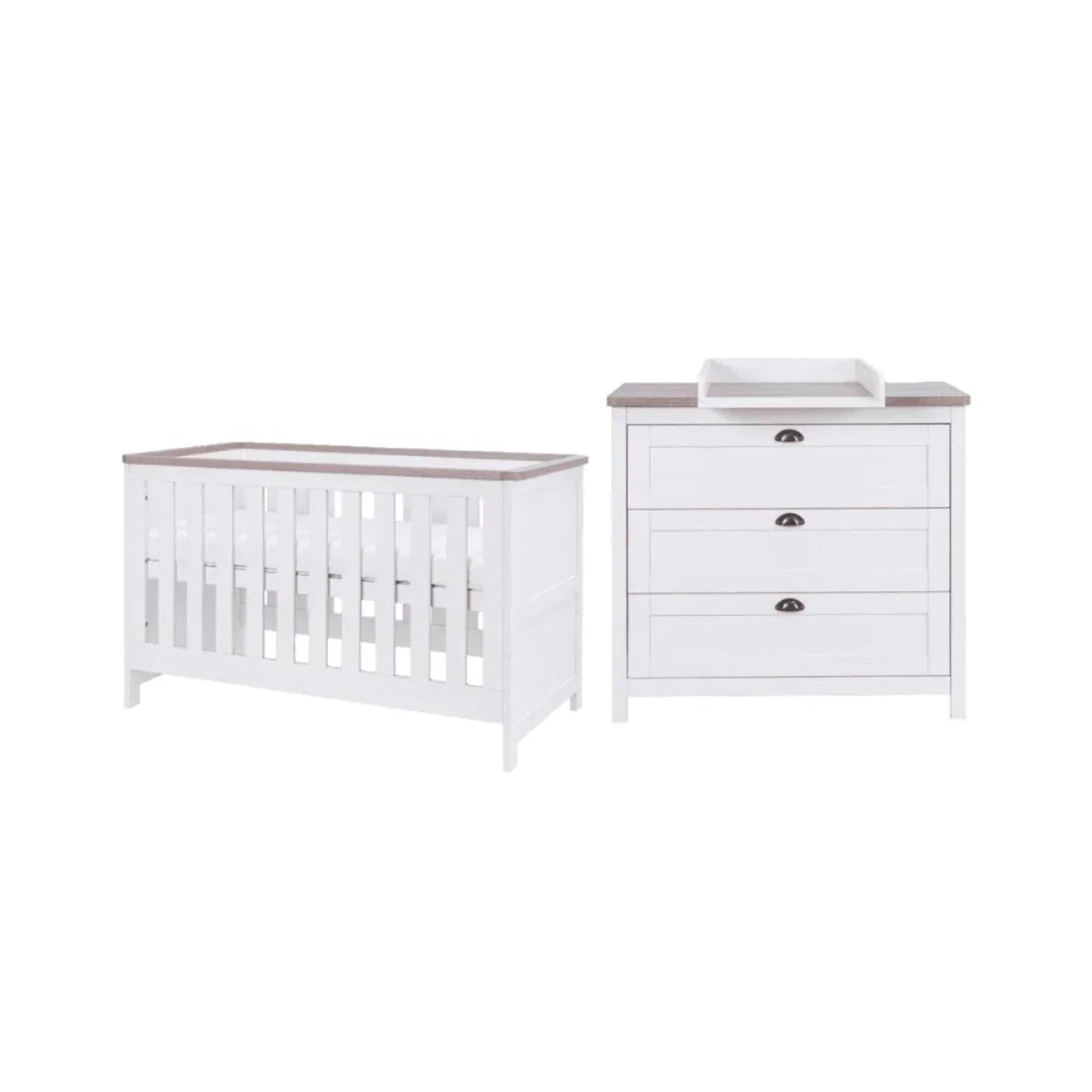 Tutti Bambini Verona 2 pcs Room Set - White/Oak