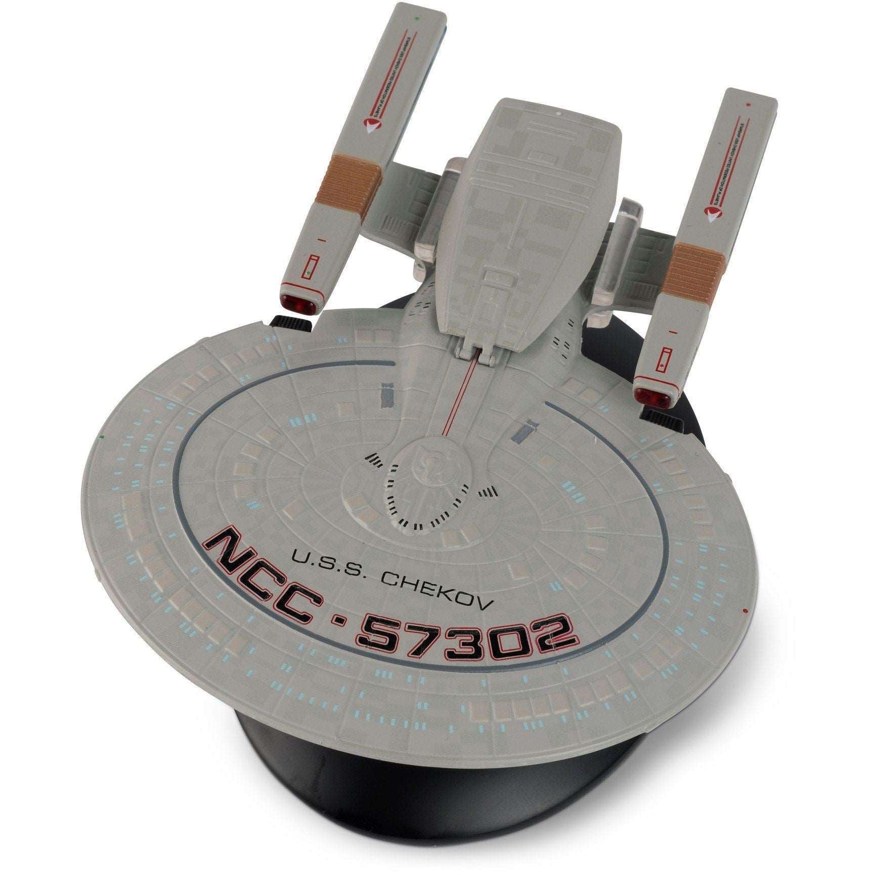 #110 U.S.S. Chekov Springfield Class Model Die-Cast Ship (Eaglemoss / Star Trek)