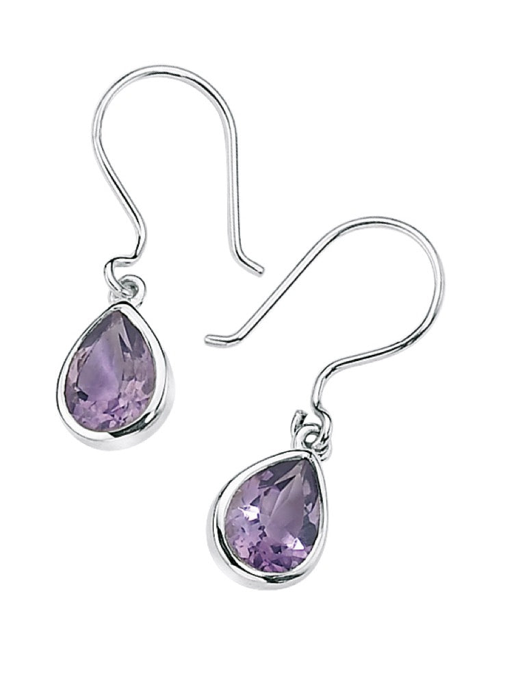 Gecko Jewellery Sterling Silver Teardrop Stud Earrings for Women