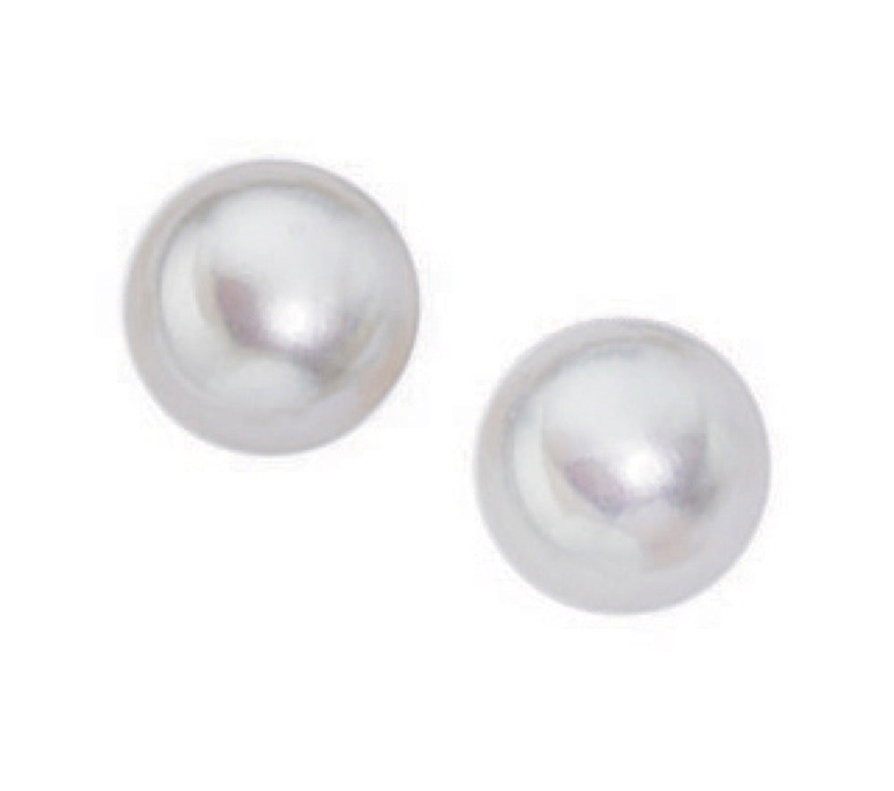 Gecko Jewellery Sterling Silver Freshwater Pearl Stud Earrings