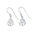 Gecko Jewellery Sterling Silver Teardrop Stud Earrings for Women