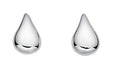 Gecko Jewellery Sterling Silver Small Teardrop Stud Earrings for Women