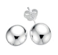 Gecko Jewellery Sterling Silver Ball Stud Earrings – Classic Design