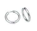 Gecko Jewellery Sterling Silver Huggie Hoop Earrings – Classic Style