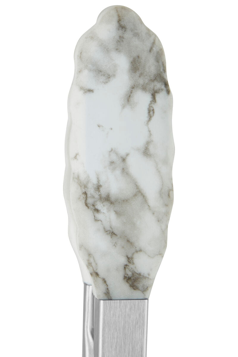 Orsina Zing Silicone Tongs – Marble Effect Stainless Steel Kitchen Tool