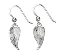 Leaf Drop Earrings by Gecko Jewellery – Nature Inspired Silver Style